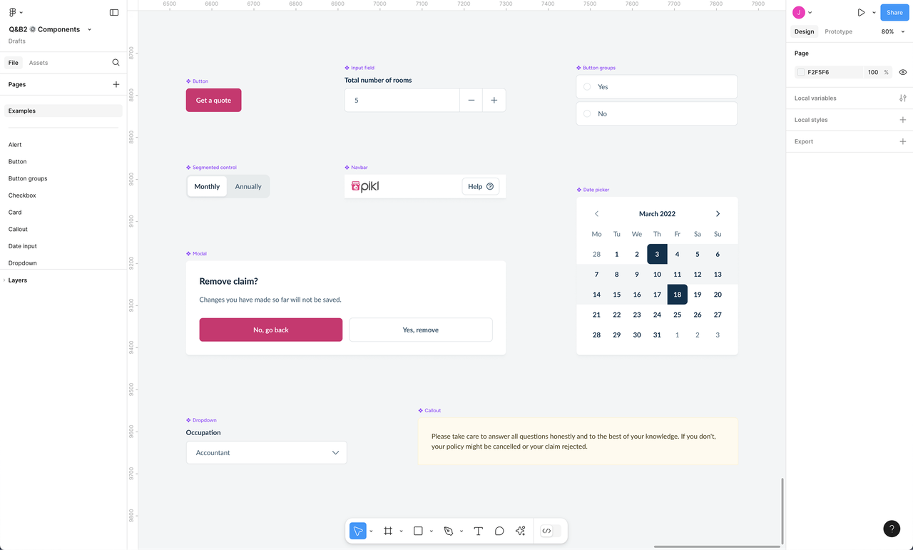 Pikl Design System — Cut Design & Dev Time By 25%